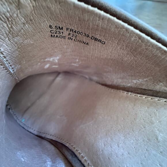 Frye Like New Jessica Clog Leather Slip On Mule w/ Box Brown Sz 6.5 Western Chic - Picture 12 of 16